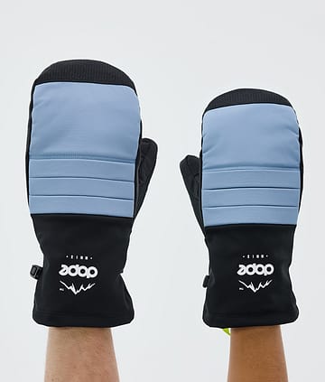 Dope Ace Snow Mittens Light Blue