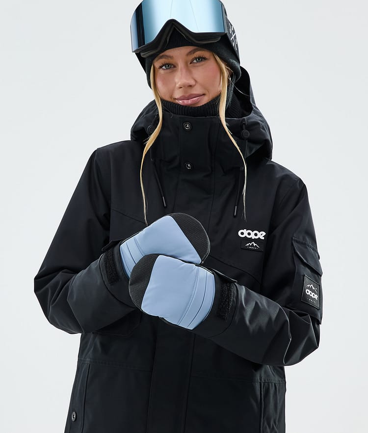 Dope Ace Snow Mittens Light Blue, Image 4 of 4