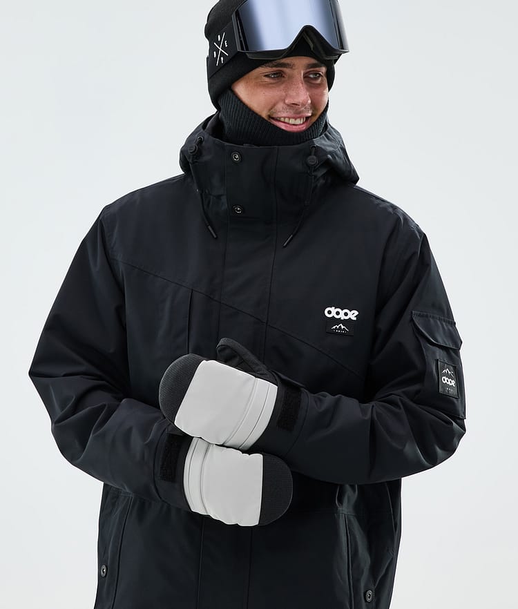 Dope Ace Snow Mittens Light Grey, Image 4 of 4