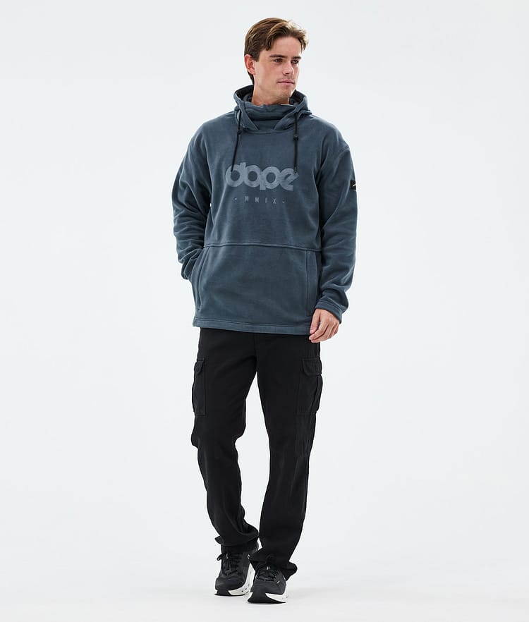 Dope Cozy II Fleece Hoodie Men Metal Blue Renewed, Image 3 of 7