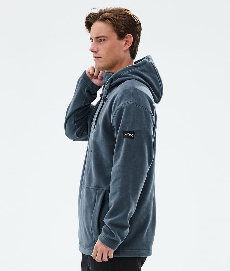 Dope Cozy II Fleece Hoodie Men Metal Blue Renewed, Image 5 of 7