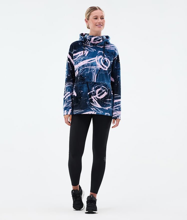 Dope Cozy II W Fleece Hoodie Women Carvings Pink, Image 3 of 7