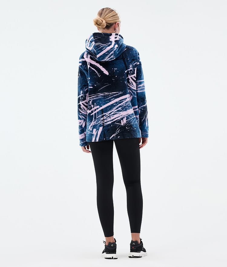 Dope Cozy II W Fleece Hoodie Women Carvings Pink, Image 4 of 7