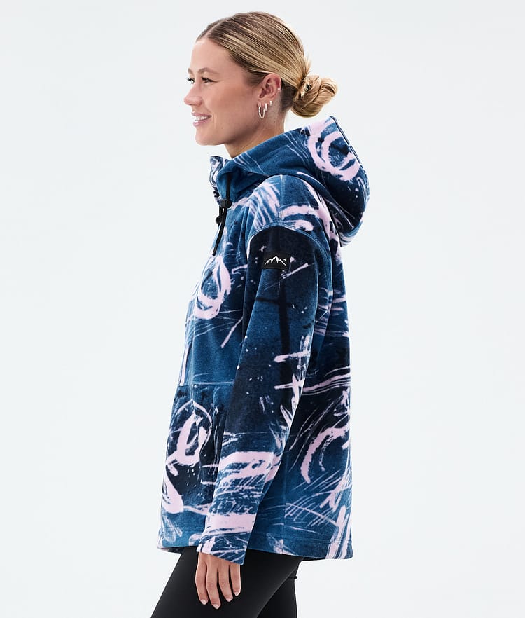 Dope Cozy II W Fleece Hoodie Women Carvings Pink, Image 5 of 7