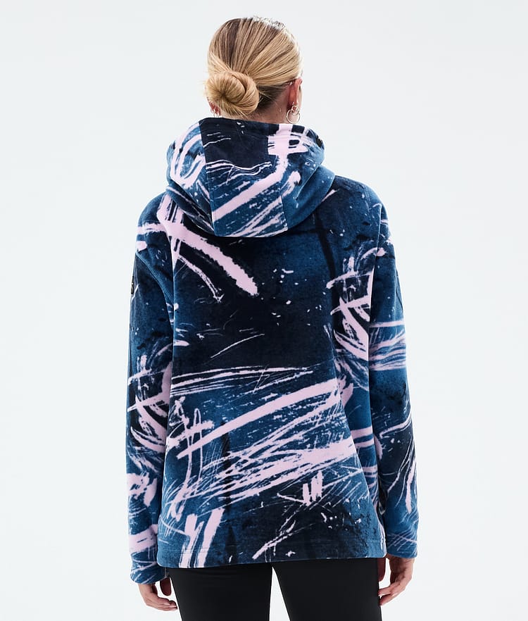 Dope Cozy II W Fleece Hoodie Women Carvings Pink, Image 6 of 7