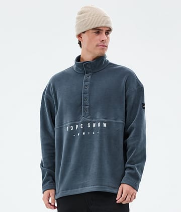 Dope Comfy Fleece Sweater Metal Blue