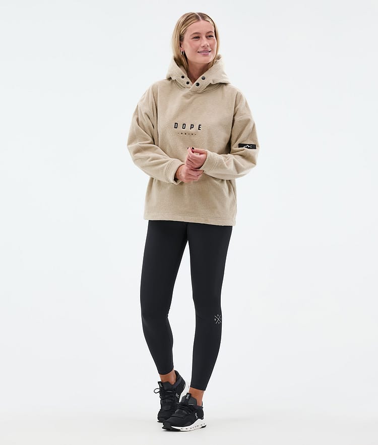 Dope Sublime W Fleece Hoodie Women Sand, Image 3 of 6