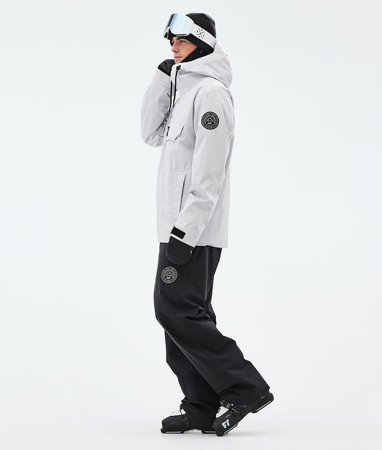 Dope Blizzard Ski Jacket Men Light Grey, Image 3 of 8