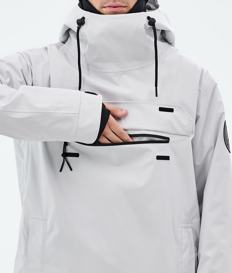 Dope Blizzard Snowboard Jacket Men Light Grey, Image 8 of 8