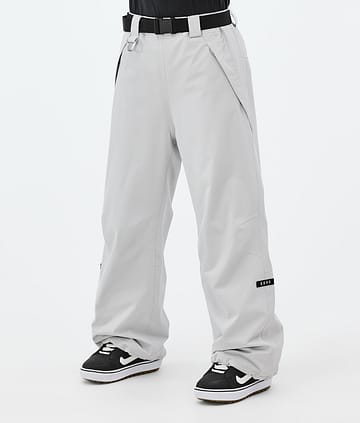 Dope Big W Snowboard Pants Light Grey Renewed