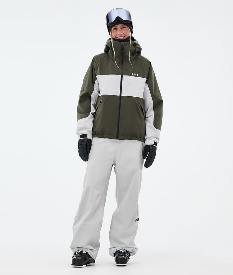 Dope Big W Pantaloni Sci Donna Light Grey, Image 2 of 5