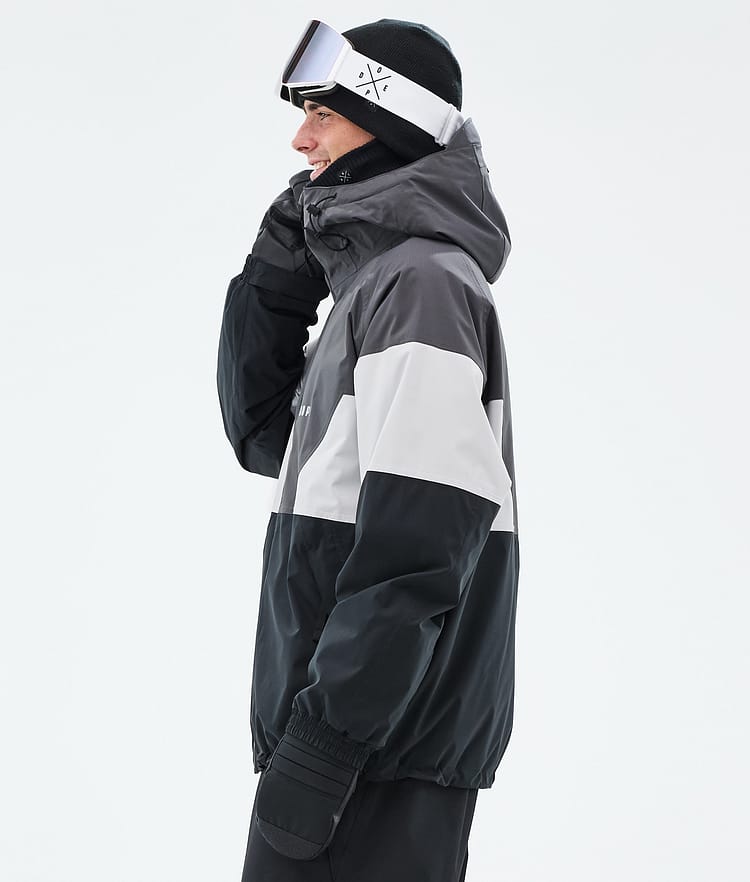 Dope Spartan Kurtka Snowboardowa Mężczyźni Sport Phantom/Light Grey/Black Renewed, Image 5 of 8