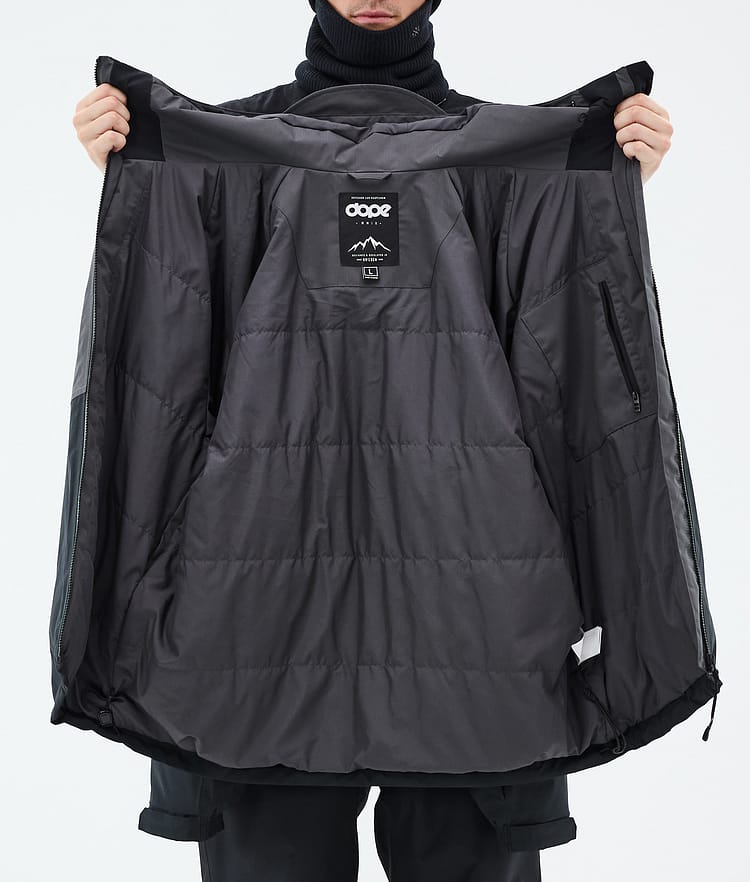 Dope Spartan Kurtka Snowboardowa Mężczyźni Sport Phantom/Light Grey/Black Renewed, Image 8 of 8