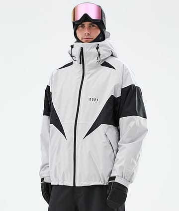 Dope Spartan Snowboard Jacket Light Grey/Black