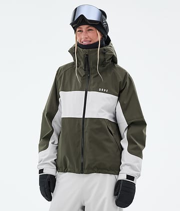 Spartan W Snowboard Jacket Olive Green/Light Grey