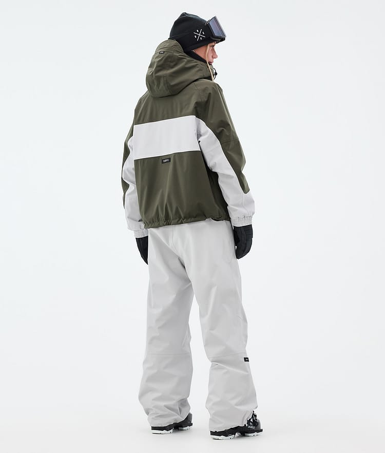 Dope Spartan W Ski jas Dames Stripe Olive Green/Light Grey, Image 5 of 9