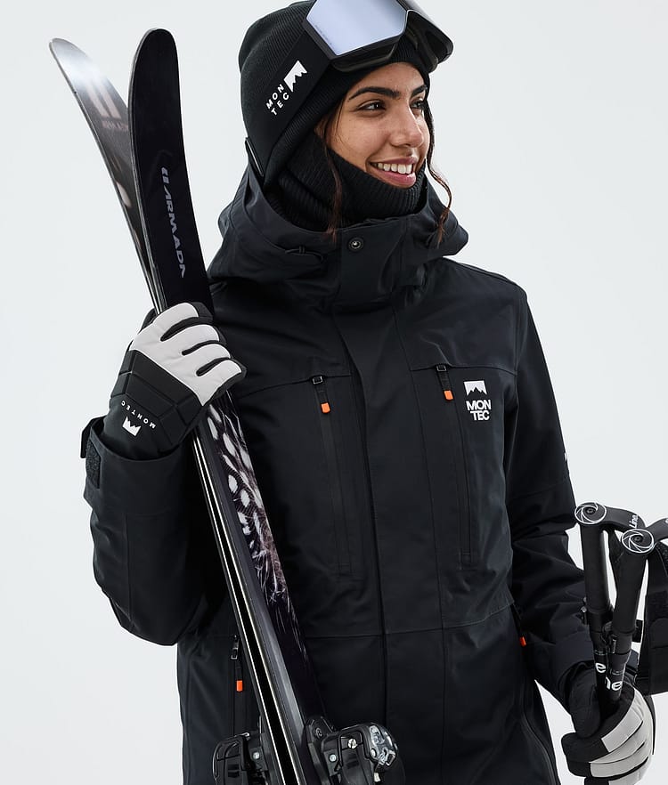 Montec Kilo Ski Gloves Light Grey, Image 4 of 4