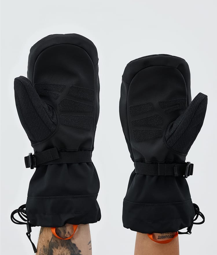 Montec Roast Snow Mittens Black, Image 2 of 4
