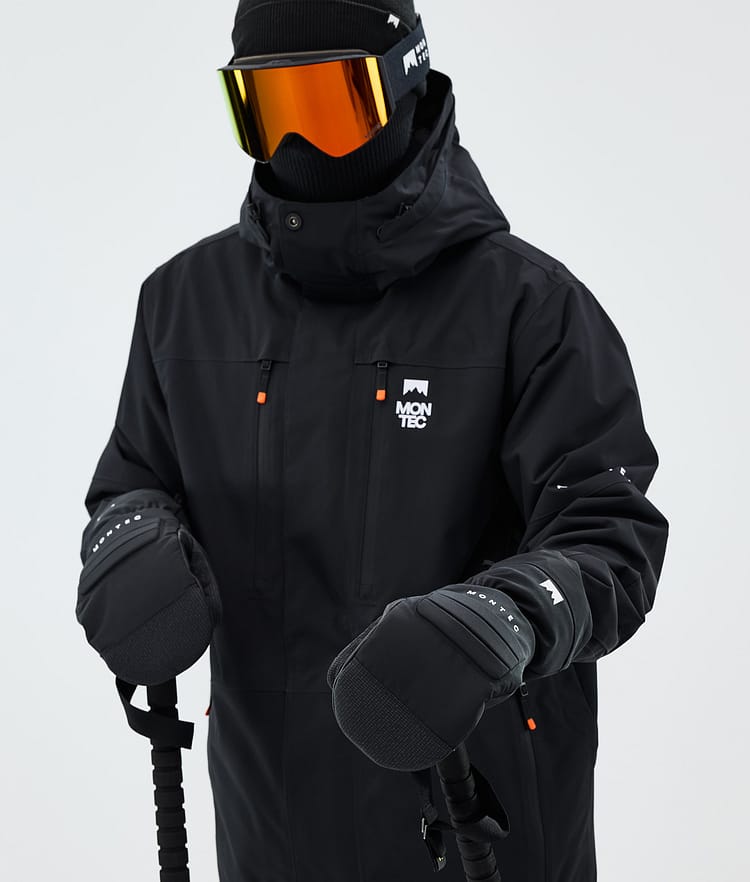 Montec Roast Snow Mittens Black, Image 3 of 4