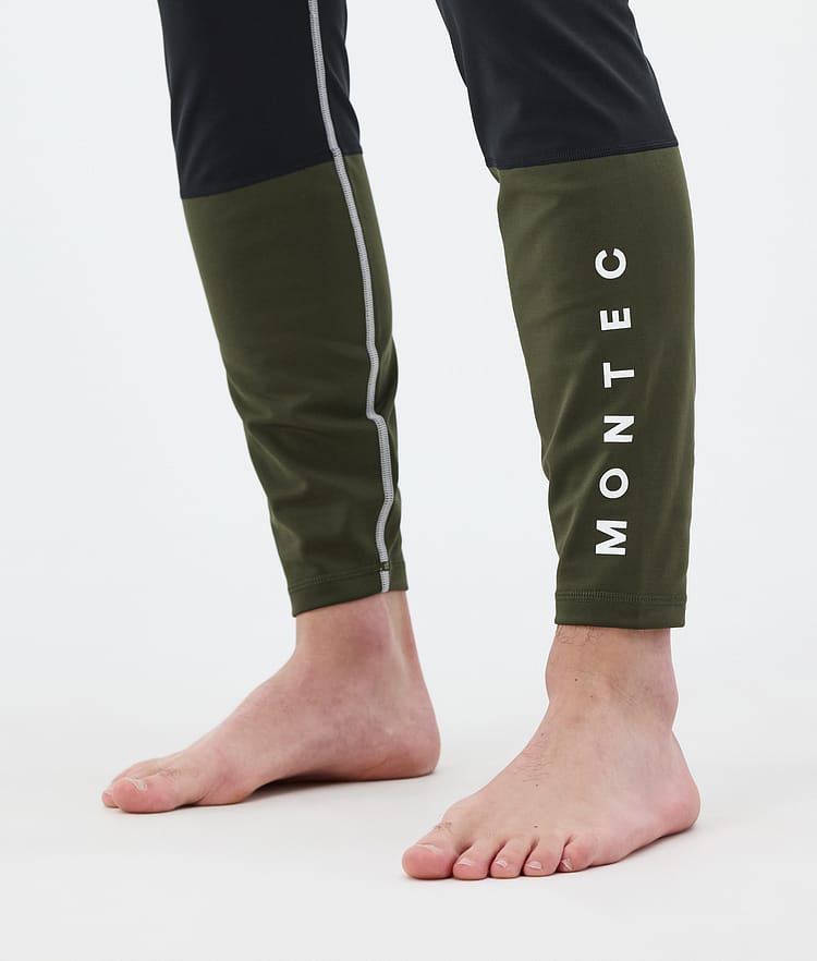 Montec Alpha Base Layer Pant Men Light Grey/Black/Olive Green, Image 7 of 7
