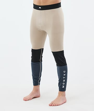 Montec Alpha Base Layer Pant Sand/Black/Metal Blue
