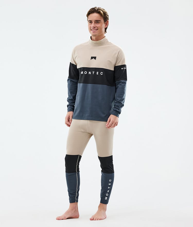 Montec Alpha Base Layer Pant Men Sand/Black/Metal Blue, Image 3 of 7