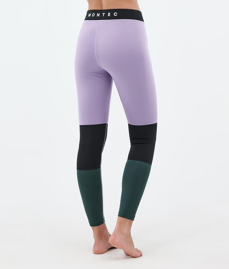 Montec Alpha W Base Layer Pant Women Faded Violet/Black/Dark Atlantic, Image 2 of 7