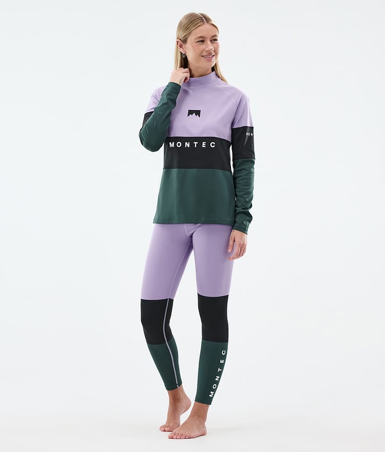 Montec Alpha W Base Layer Pant Women Faded Violet/Black/Dark Atlantic, Image 3 of 7