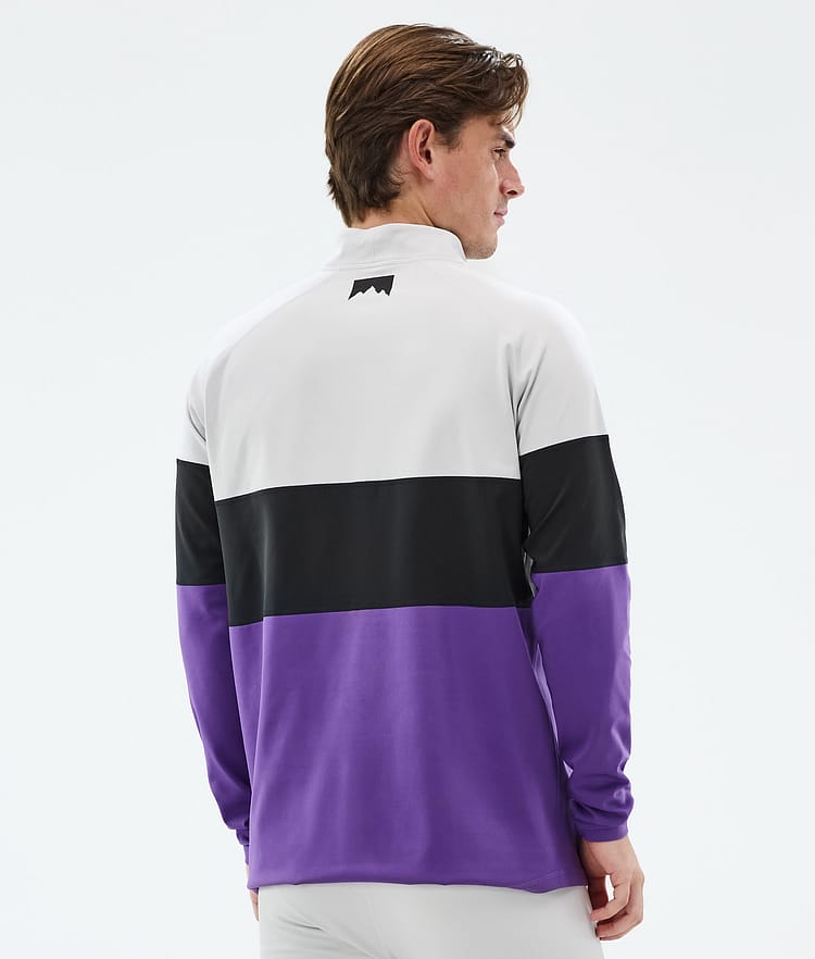 Montec Alpha Base Layer Top Men Light Grey/Black/Vivid Purple, Image 5 of 5