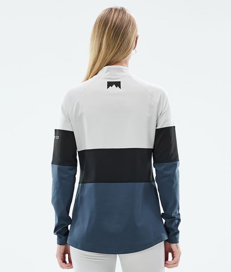 Montec Alpha W Base Layer Top Women Light Grey/Black/Metal Blue, Image 5 of 5