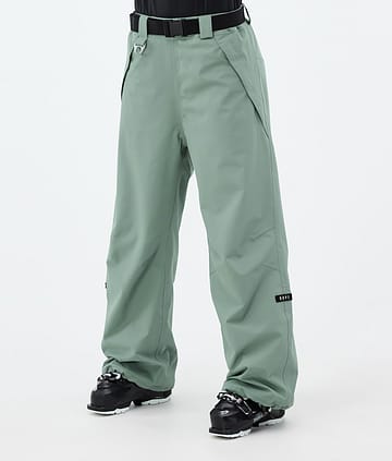 Dope Big W Ski Pants Faded Green