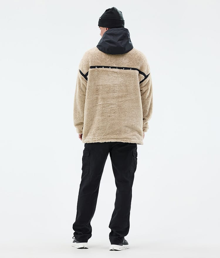 Montec Uniform Fleece Hoodie Men Sand/Black, Image 4 of 6