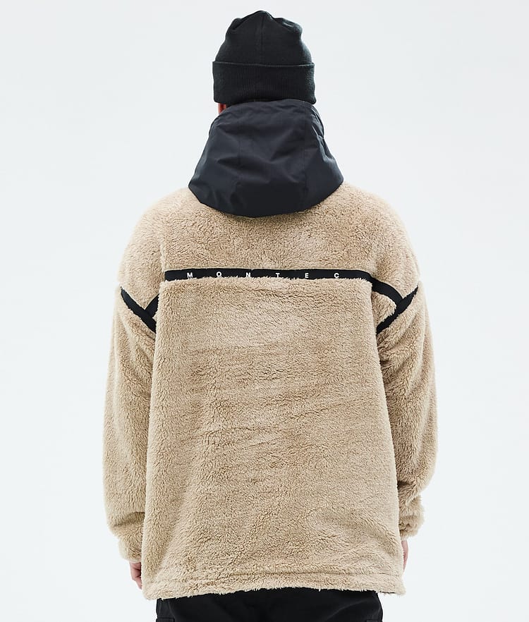 Montec Uniform Fleece Hoodie Men Sand/Black, Image 5 of 6