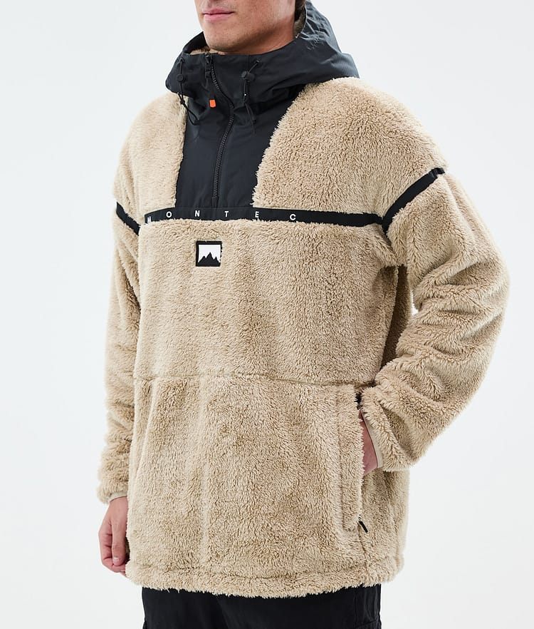Montec Uniform Fleece Hoodie Men Sand/Black, Image 6 of 6