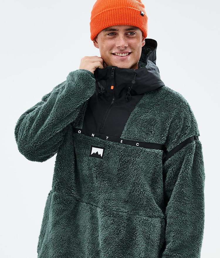Montec Uniform Fleece Hoodie Men Dark Atlantic/Black, Image 2 of 6