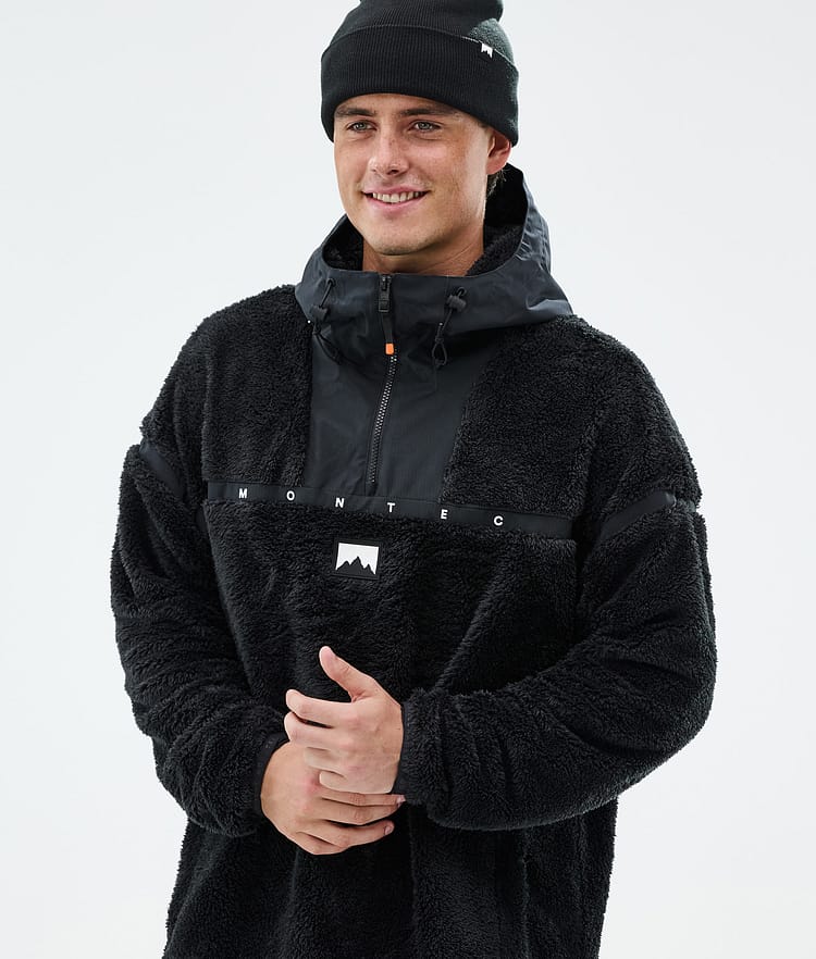 Montec Uniform Fleece Hoodie Men Black, Image 2 of 6