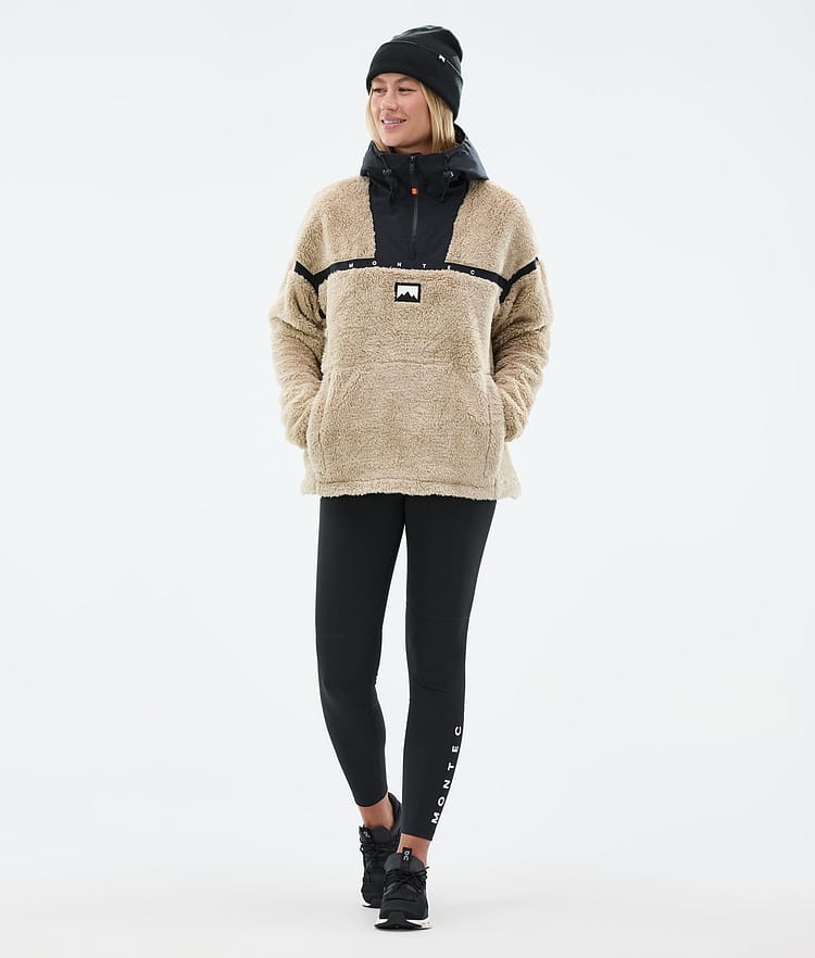 Montec Uniform W Fleece Hoodie Women Sand/Black, Image 3 of 6