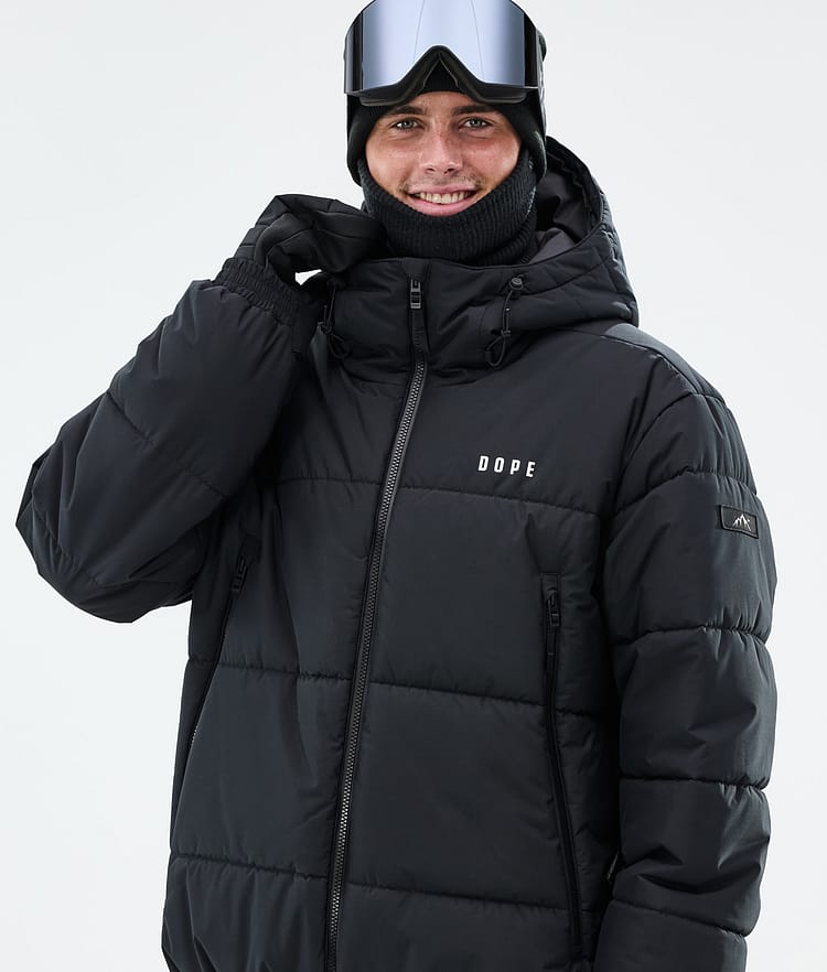 Dope Puffer Full Zip Ski Jacket Men Black, Image 2 of 9