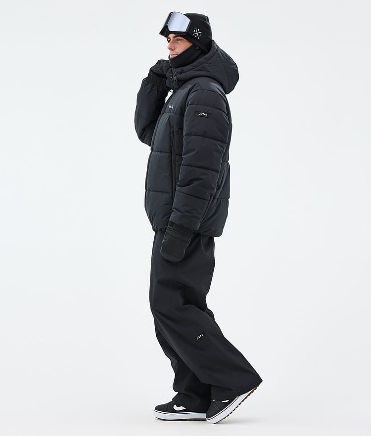 Dope Puffer Full Zip Snowboardjacka Herr Black, Image 4 of 9