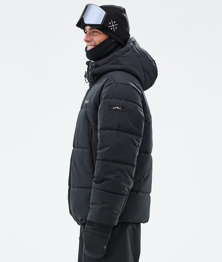 Dope Puffer Full Zip Ski Jacket Men Black, Image 6 of 9