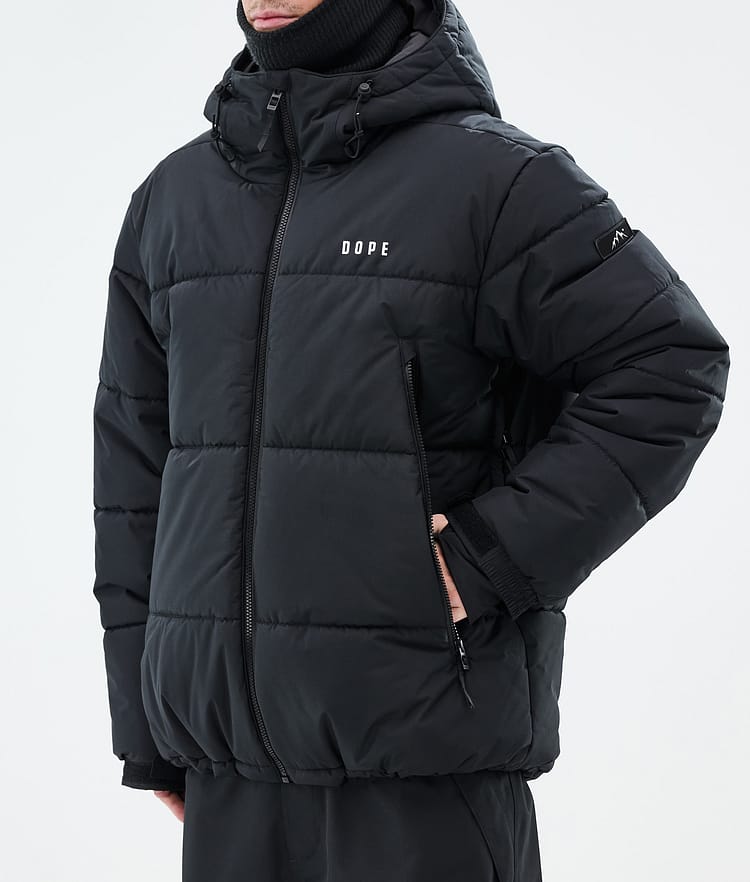 Dope Puffer Full Zip Snowboardjacka Herr Black, Image 8 of 9