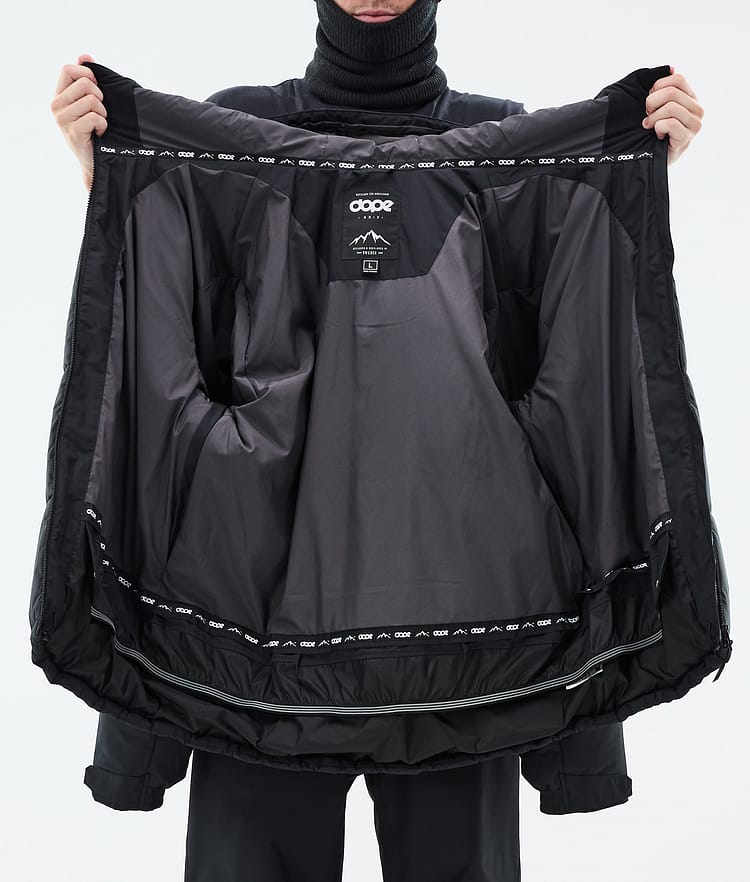 Dope Puffer Full Zip Ski Jacket Men Black, Image 9 of 9