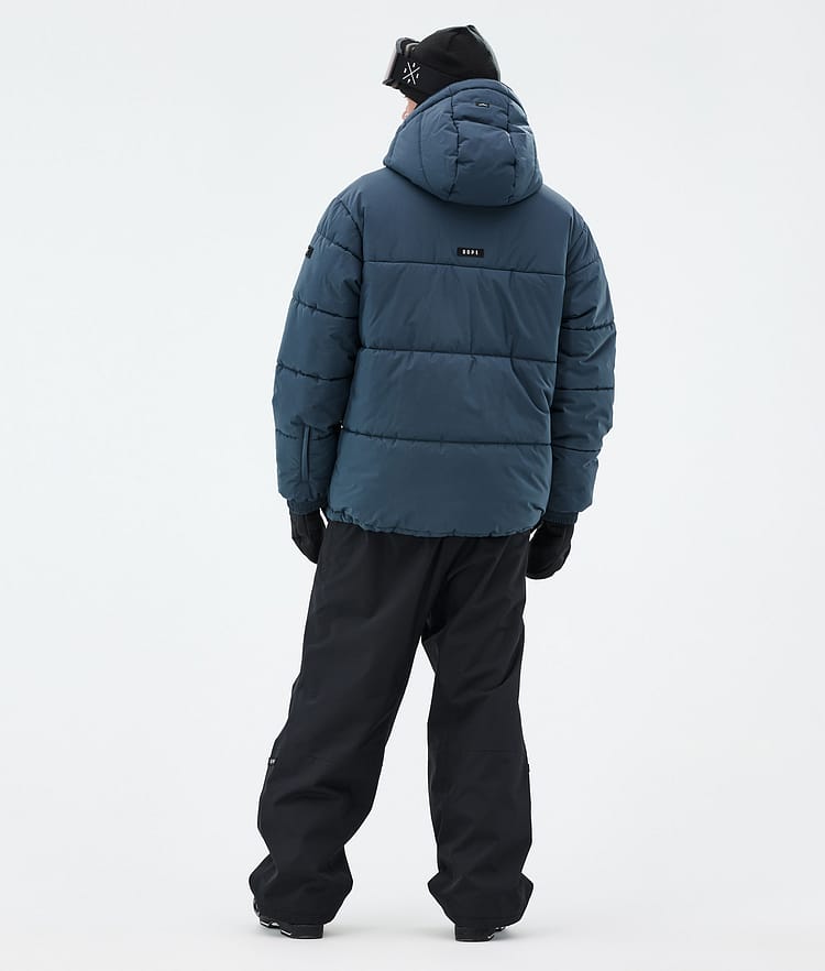 Dope Puffer Full Zip Ski Jacket Men Metal Blue, Image 5 of 9