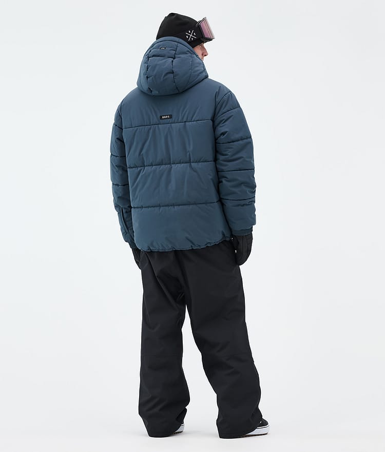 Dope Puffer Full Zip Snowboard Jacket Men Metal Blue, Image 5 of 9