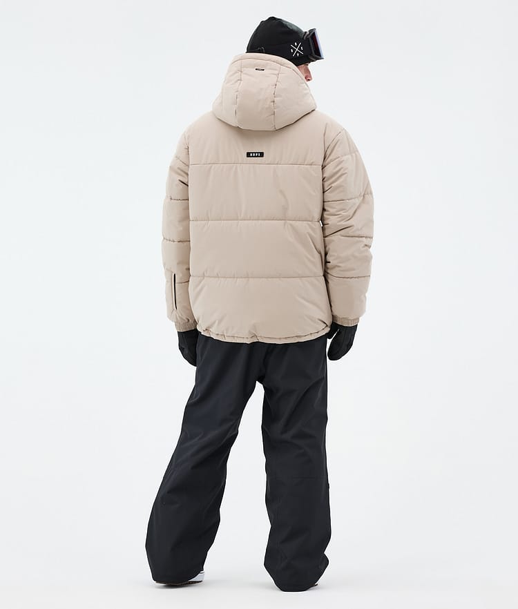 Dope Puffer Full Zip Snowboardjacka Herr Sand, Image 5 of 9