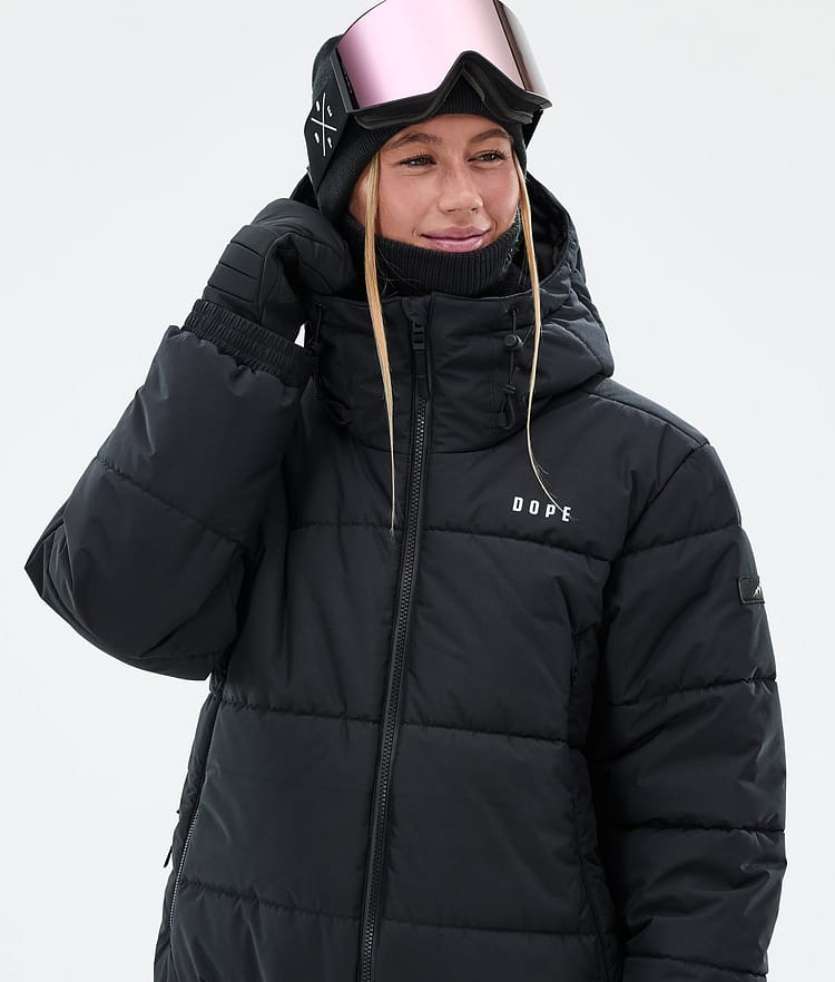 Dope Puffer W Full Zip Snowboard Jacket Women Black, Image 2 of 9