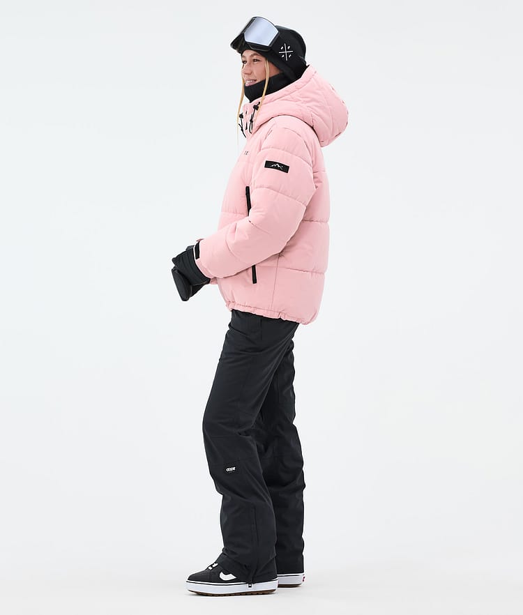 Dope Puffer W Full Zip Snowboard Jacket Women Soft Pink Renewed, Image 4 of 9