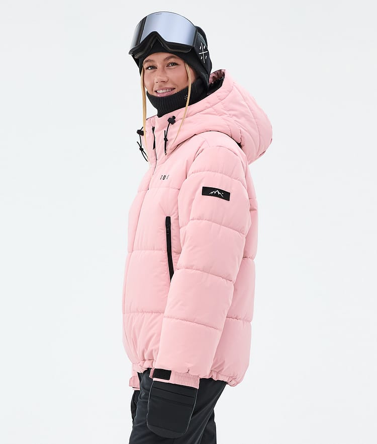 Dope Puffer W Full Zip Snowboard Jacket Women Soft Pink Renewed, Image 6 of 9