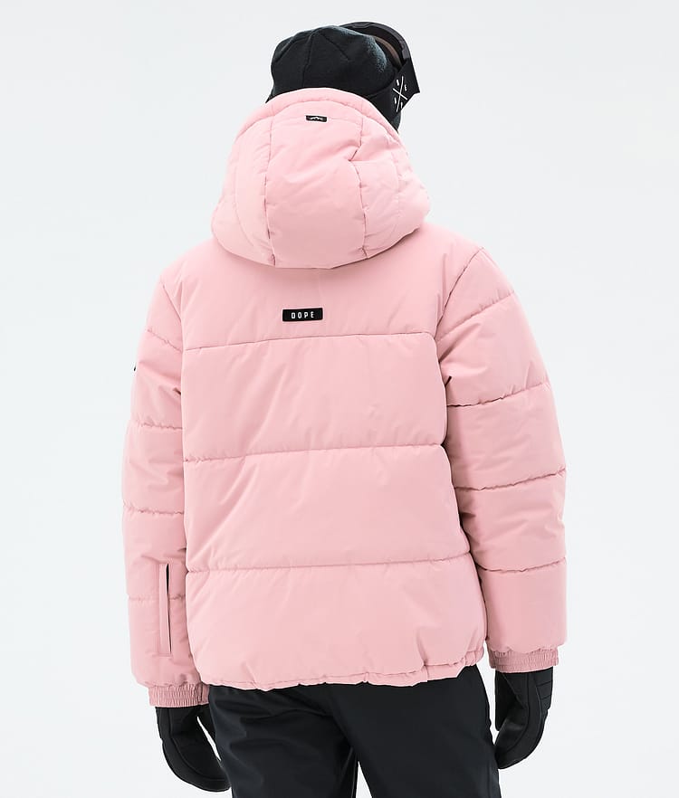 Dope Puffer W Full Zip Snowboard Jacket Women Soft Pink Renewed, Image 7 of 9