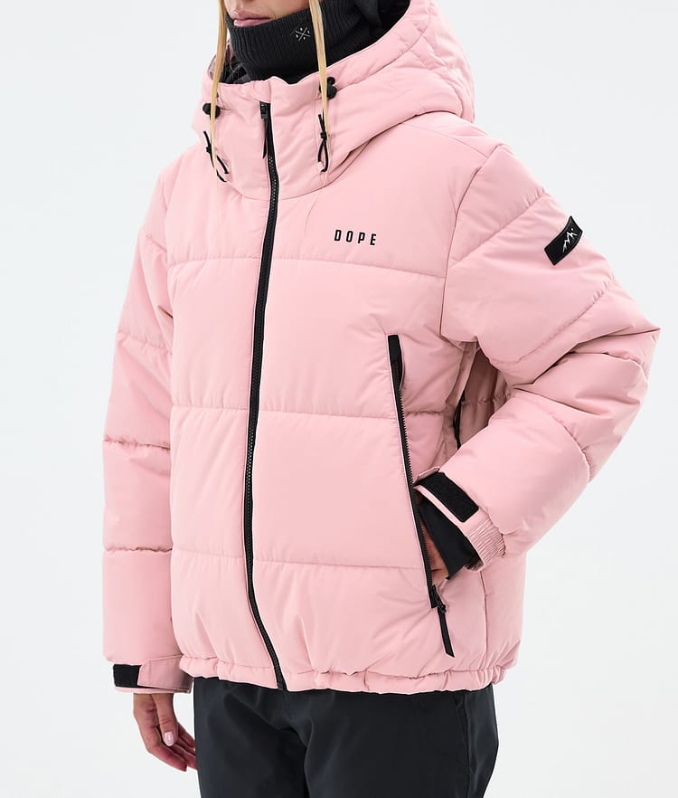 Dope Puffer W Full Zip Snowboard Jacket Women Soft Pink Renewed, Image 8 of 9